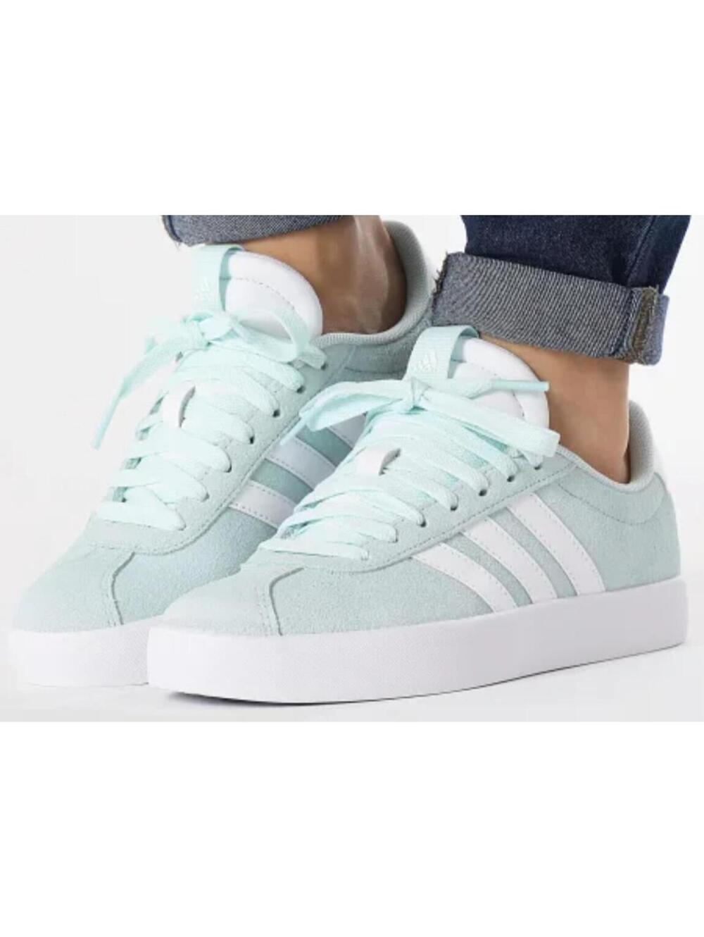Adidas VL Court 3.0 Halo Mint White Shoes Sneakers IF4470 Women's Size 10.5 New